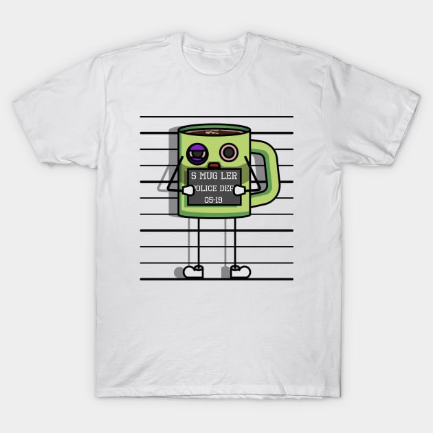 Mugshot T-Shirt by RhinoTheWrecker